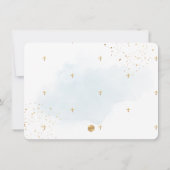 PixDezines H2 ブルーウォッシュ確認招待状 招待状 (裏面)