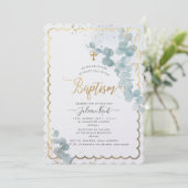 PixDezines H2 ユーカリ 洗礼 招待状 (スタンド正面)