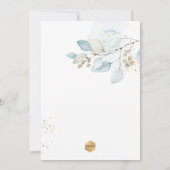 PixDezines H2 ユーカリ 洗礼 招待状 (裏面)