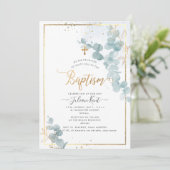 PixDezines H2 ユーカリ 洗礼 招待状 (スタンド正面)