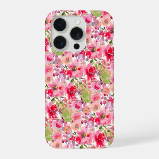 PixDezines H2 夏の花 輝く色彩 iPhoneケース (裏面)