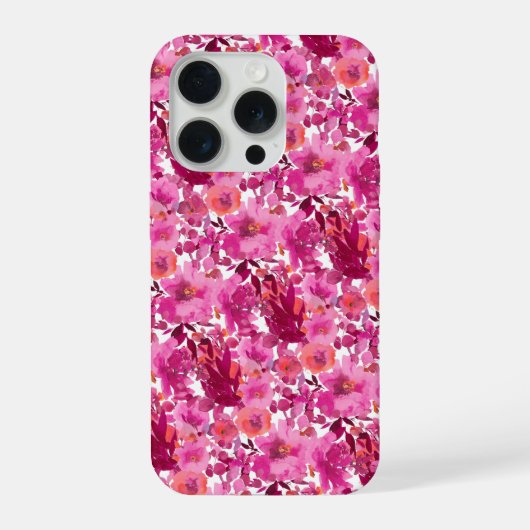 PixDezines H2 夏の花 鲜やかな色彩 iPhoneケース (裏面)