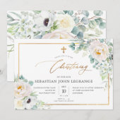 PixDezines H2 牡丹のユーカリ 誕生会 招待状 (正面/裏面)