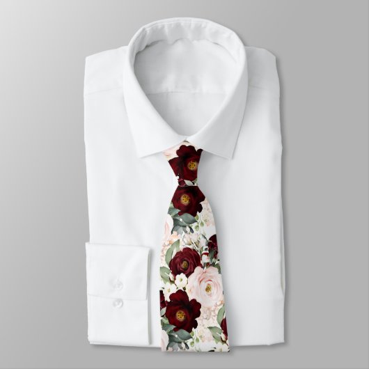 PixDezines H2 Cream Dusty Roses DIY Backgrnd ネクタイ (タイ)