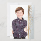 PixDezines H2 Dusty Blue First Holy Communion 招待状 (裏面)