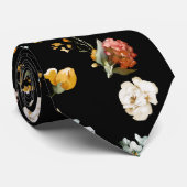 PixDezines H2 Fall Garden Flowers Neck Tie ネクタイ (ロール)