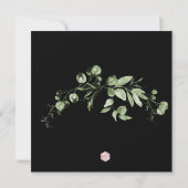 PixDezines H2 Greenery Eucalyptus日付を保存 セーブザデート (裏面)