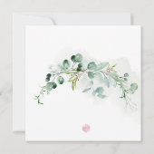 PixDezines H2 Greenery Eucalyptus日付を保存 セーブザデート (裏面)