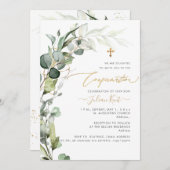 PixDezines H2 Greenery Gumの葉の確認  招待状 (正面/裏面)