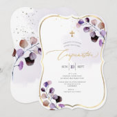 PixDezines H2 Purple Eucalyptusの確認 招待状 (正面/裏面)