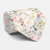 PixDezines H2 Roses Blush Cream DIY Background ネクタイ (ロール)