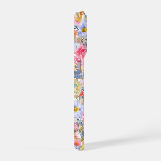 PixDezines H2 Summer Flowers Bright Hues iPhoneケース (右側面)