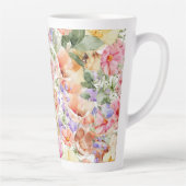 PixDezines H2 Summer Garden Flowers DIY color カフェラテマグ (右)