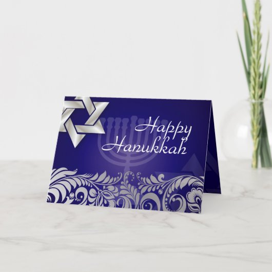 PixDezines Happy Hanukkahカード シーズンカード (正面)