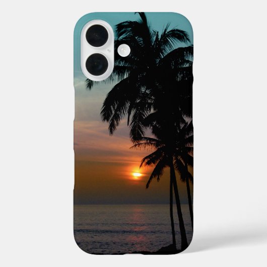 PixDezines hawaii/sunset/ビーチ Case-Mate iPhoneケース (裏面)