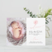 PixDezines Henycam Birth Announcement、Garl 案内状 (スタンド正面)