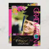 PixDezines Hibiscus/2014目盛り/色 招待状 (正面/裏面)