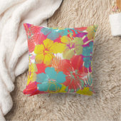 PixDezines Hibiscus/Rain forest/DIY Background クッション (ブランケット)