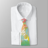 PixDezines Hibiscus/Rain forest/DIY Background ネクタイ (タイ)