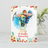 PixDezines hollyリース/ホリデーカード シーズンカード (スタンド正面)