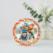 PixDezines hollyリース/ホリデーカード シーズンカード (スタンド正面)