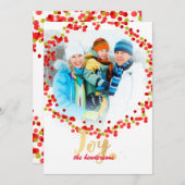 PixDezines hollyリース/ホリデーカード シーズンカード (正面/裏面)