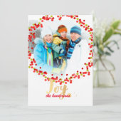 PixDezines hollyリース/ホリデーカード シーズンカード (スタンド正面)