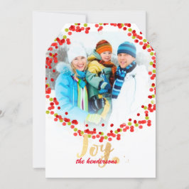 PixDezines hollyリース/ホリデーカード シーズンカード