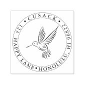 PixDezines Hummingbird、書道 セルフインキングスタンプ (デザイン)