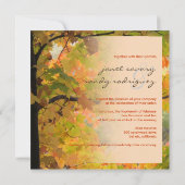 PixDezines In the Woods 2, diy秋イベント 招待状 (裏面)