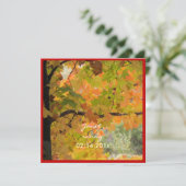 PixDezines In the Woods 2, diy秋イベント 招待状 (スタンド正面)