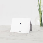 PixDezines Iridescent赤面Pink結婚'S Thank You サンキューカード (裏面)