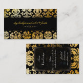 PixDezines isabella damask/diy背景 名刺 (正面/裏面)