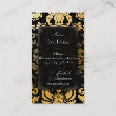 PixDezines isabella damask/diy背景 名刺 (裏面)