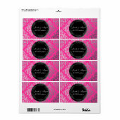 PixDezines Josephine Damask/DIYカラー ラベル (フルシート)