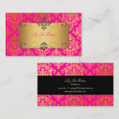 PixDezines Josephine Damask/DIY背景色 名刺 (正面/裏面)