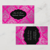 PixDezines Josephine Damask/DIY背景 名刺 (正面/裏面)