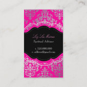 PixDezines Josephine Damask/DIY背景 名刺 (裏面)