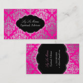 PixDezines Josephine Damask/DIY背景 名刺 (正面/裏面)