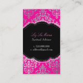 PixDezines Josephine Damask/DIY背景 名刺 (裏面)