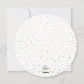 PixDezines joy、金ゴールドフェイクリース/ホリデーカード シーズンカード (裏面)