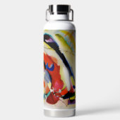 PixDezines Kandinsky 1914抽象芸術壁パネル ウォーターボトル (背面)
