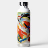 PixDezines Kandinsky 1914抽象芸術壁パネル ウォーターボトル (左面)