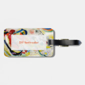 PixDezines Kandinsky 1914/抽象芸術壁パネル ラゲッジタグ (裏面横)