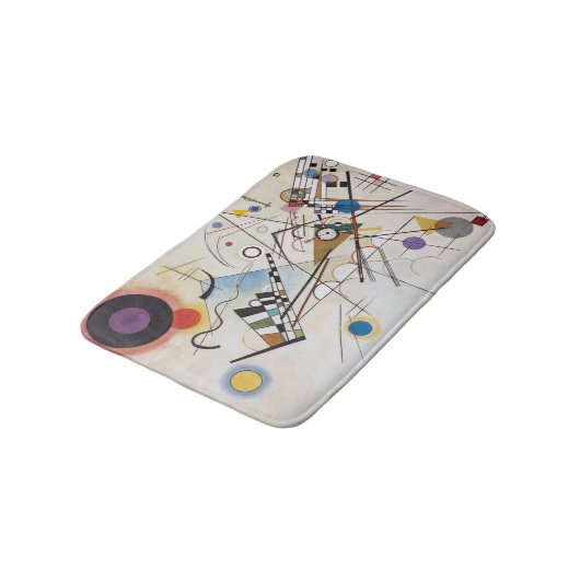 PixDezines Kandinsky 1923/composition viii バスマット (アングル)