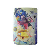 PixDezines Kandinsky 1925/yellow/red/blue バスマット (正面縦)