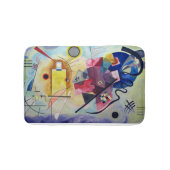 PixDezines Kandinsky 1925/yellow/red/blue バスマット (正面)