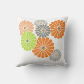 PixDezines kikuライム+オレンジ/キク クッション (裏面)