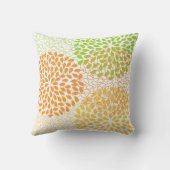 PixDezines kikuライム+オレンジ/キク クッション (裏面)