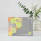 PixDezines Kiku RSVPポストカード/5 x 7招待状 インビテーションポストカード (スタンド正面)